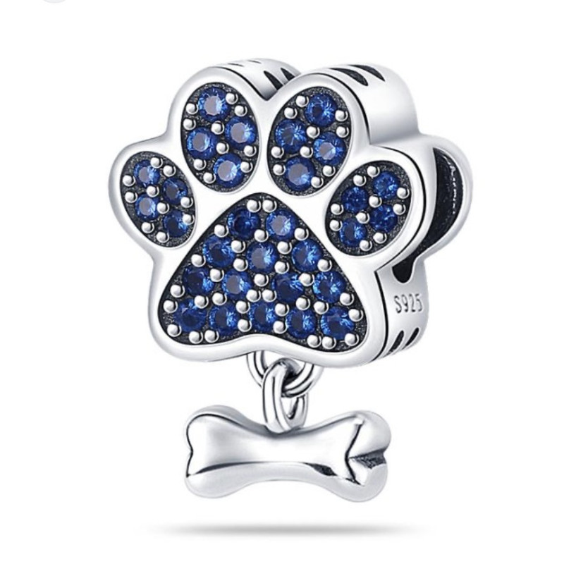 Charm Mascota Patita Perrito y Hueso