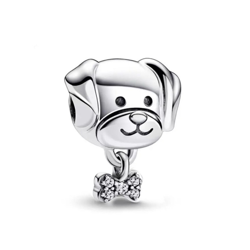 Charm Mascota Perrito con Hueso