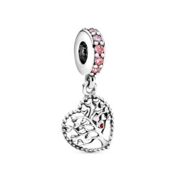 Charm Amor Árbol de la Vida en Corazón