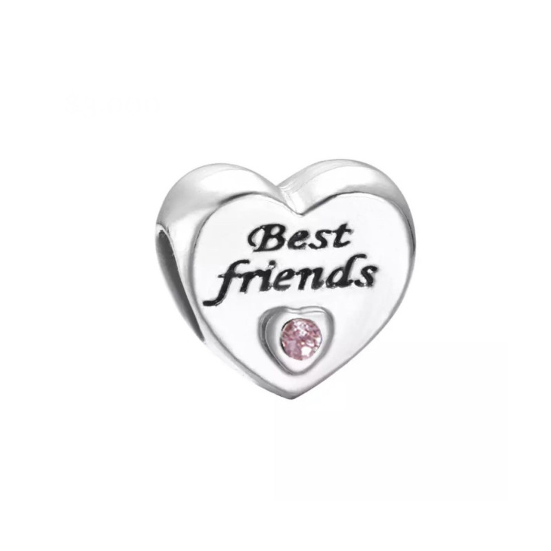 Charm Amor Mejores Amigos en Corazón