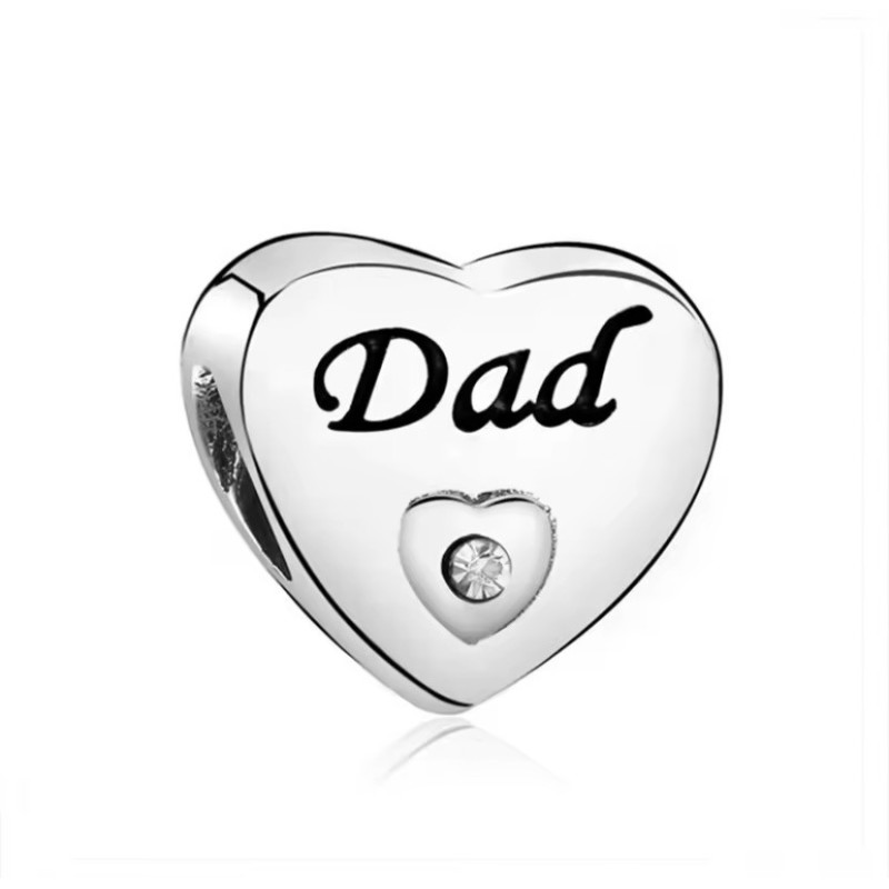 Charm Familia Amor Papá en Corazón