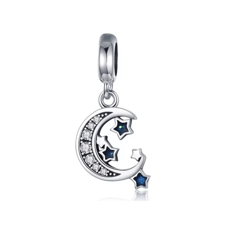 Charm Luna con Estrellas