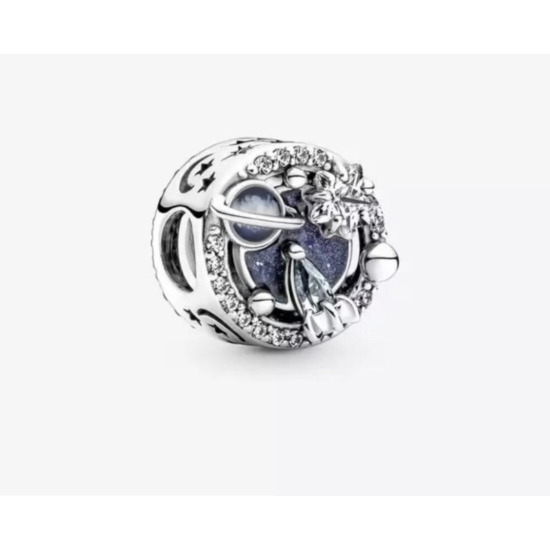 Charm Universo Galaxia Planeta Nave Espacial Luna y Estrellas